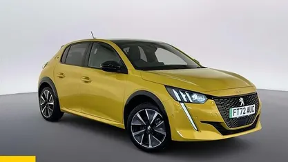 Used Peugeot e-208 GTi 100 kW (136 HP) 2023 Yellow Hatchback
