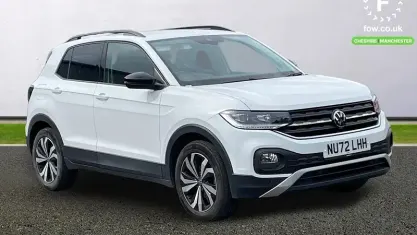 Used VW T-Cross Black Edition 95 HP (69 kW) 2022 White SUV