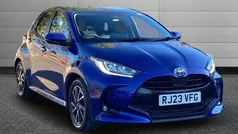 Blue Used 2023 Toyota Yaris Hybrid Design Hatchback | £17,500 (Fair price)
