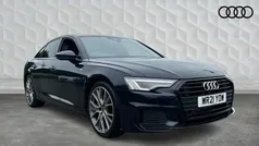 Blue Used 2021 Audi A6 Black Edition Sedan | £26,460 (Fair price)