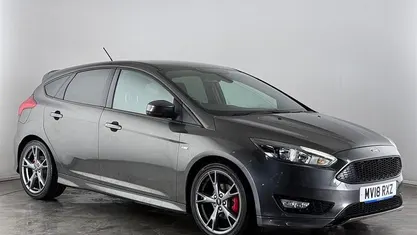 Grey Used 2017 Ford Focus ST-Line X Hatchback | £8,450 (Fair price)