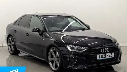 Used Audi A4 Black Edition 163 HP (119 kW) 2021 Black Sedan