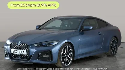 Blue Used 2021 BMW 430 M Sport Coupe | £27,872 (Fair price)