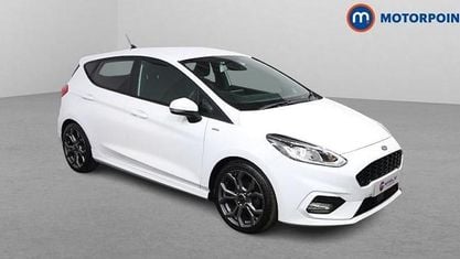 Begagnad Ford Fiesta ST-Line 95 HK (69 kW) 2020 Vit Halvkombi