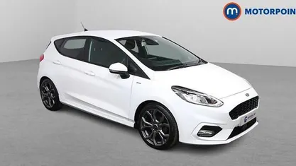 Begagnad Ford Fiesta ST-Line 95 HK (69 kW) 2020 Vit Halvkombi