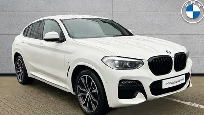 White Used 2021 BMW X4 M Sport SUV | £32,047 (Fair price)