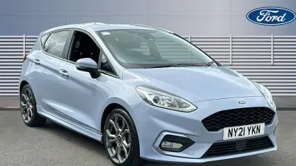 Used Ford Fiesta ST-Line 155 HP (114 kW) 2021 Blue Hatchback