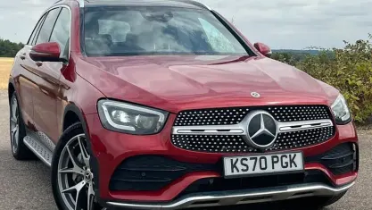 Used Mercedes GLC300 AMG line 245 HP (180 kW) 2020 Red SUV