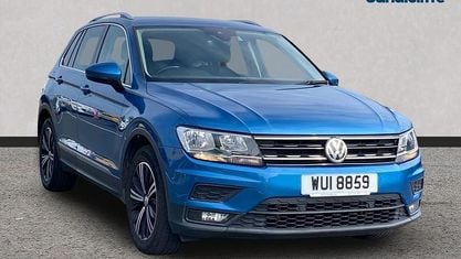 Używany VW Tiguan SE 150 KM (110 kW) 2018 Niebieski SUV