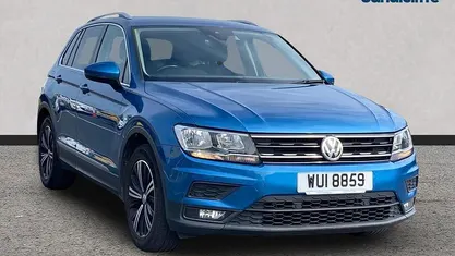 Używany VW Tiguan SE 150 KM (110 kW) 2018 Niebieski SUV