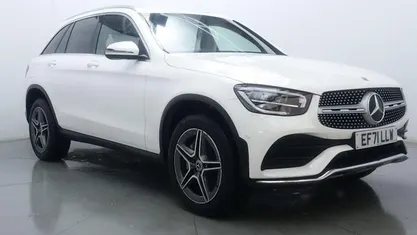 Used Mercedes GLC300e AMG line 320 HP (235 kW) 2022 White Estate