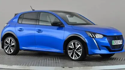 Used Peugeot e-208 GTi 100 kW (136 HP) 2022 Blue Hatchback