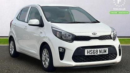 Begagnad Kia Picanto 84 HK (61 kW) 2019 Vit Halvkombi