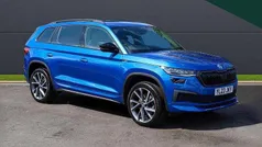 Race blue metallic Used 2023 Skoda Kodiaq SportLine SUV | £32,700 (Fair price)