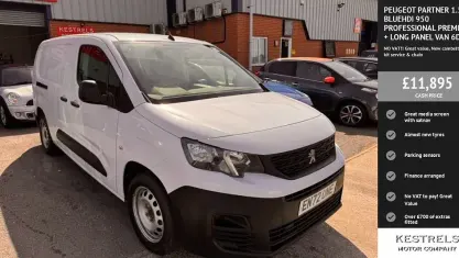 Used Peugeot Partner Premium 102 HP (75 kW) 2023 White MPV