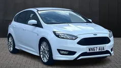 White Used 2017 Ford Focus ST-Line Hatchback | £7,495 (Fair price)