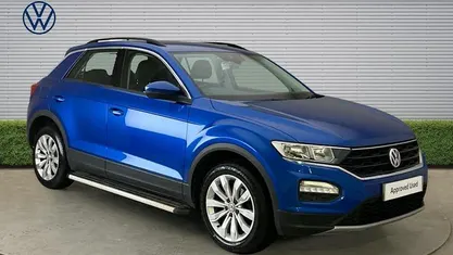 Used VW T-Roc SE 116 HP (85 kW) 2020 Blue SUV