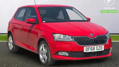 Used Skoda Fabia SE L 110 HP (80 kW) 2019 Red Hatchback