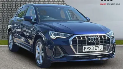 Used Audi Q3 S-Line 150 HP (110 kW) 2023 Blue SUV