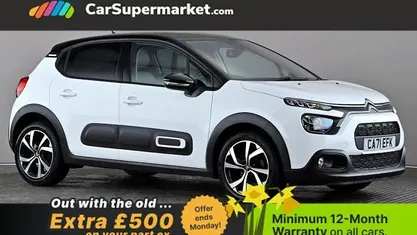 Used Citroën C3 PureTech 83 HP (61 kW) 2022 White Hatchback