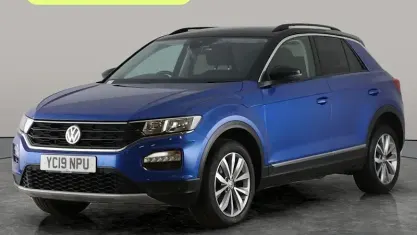 Used VW T-Roc Design 116 HP (85 kW) 2019 Blue SUV