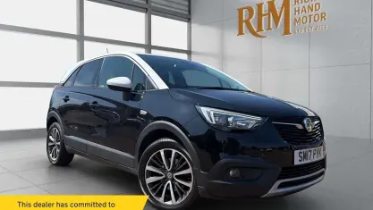 Used Vauxhall Crossland X Elite 110 HP (80 kW) 2017 Black SUV