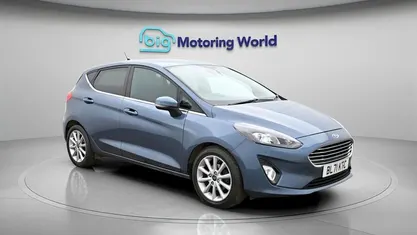 Used Ford Fiesta Titanium 125 HP (91 kW) 2021 Blue Hatchback