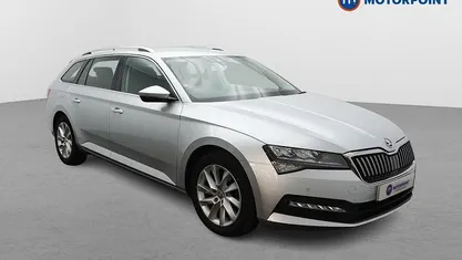 Used Skoda Superb SE 150 HP (110 kW) 2022 Silver Estate