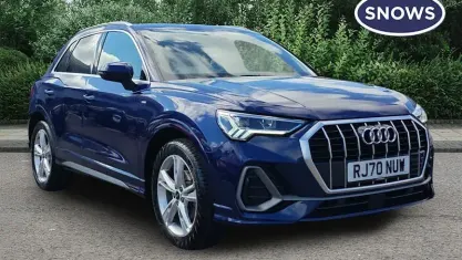 Used Audi Q3 S-Line 150 HP (110 kW) 2021 Blue SUV