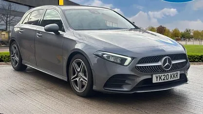 Used Mercedes A200 AMG line 163 HP (119 kW) 2020 Grey Hatchback