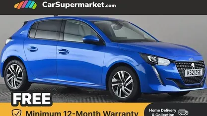 Used Peugeot 208 Allure 102 HP (75 kW) 2021 Blue Hatchback