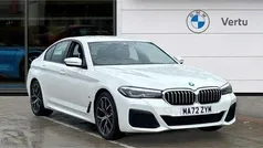 White Used 2022 BMW 520 M Sport Sedan | £31,025 (Fair price)