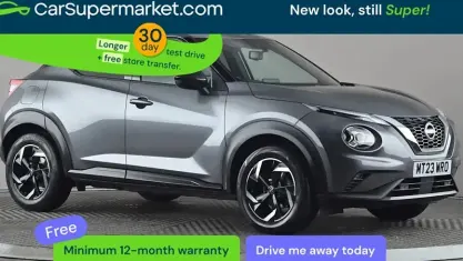 Begagnad Nissan Juke N-Connecta 114 HK (83 kW) 2023 Grå SUV