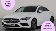 White Used 2022 Mercedes CLA180 AMG line Sedan | £19,894 (Fair price)