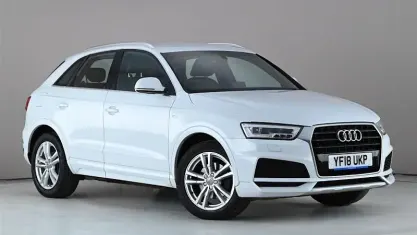 Używany Audi Q3 S-Line 150 KM (110 kW) 2018 Biały SUV