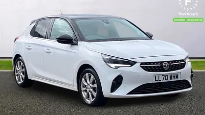 Used Vauxhall Corsa Elite 101 HP (74 kW) 2020 White Hatchback