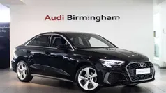 Mythos black Used 2023 Audi A3 S-Line Sedan | £22,500 (Fair price)