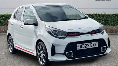 Used Kia Picanto GT-Line S 101 HP (74 kW) 2023 White Hatchback