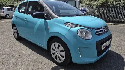 Used Citroën C1 Feel 82 HP (60 kW) 2015 Blue Hatchback