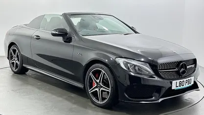 Used Mercedes C43 AMG AMG 367 HP (269 kW) 2018 Black Cabriolet