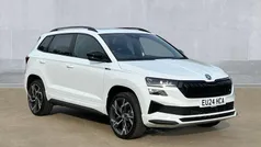 White Used 2024 Skoda Karoq SportLine SUV | £27,340 (Fair price)