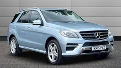 Silver Used 2015 Mercedes ML350 AMG line SUV | £18,995 (Fair price)