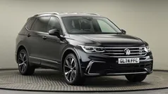 Deep black pearlescent Used 2024 VW Tiguan Allspace R-line SUV | £32,300 (Fair price)