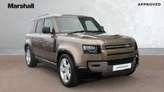 Metallic gondwana stone Used 2021 Land Rover Defender Dynamic SUV | £52,231 (Good price)