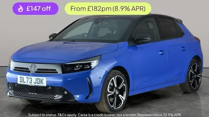 Blue Used 2023 Vauxhall Corsa Ultimate Hatchback | £14,577 (Fair price)