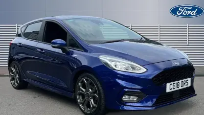 Usado Ford Fiesta ST-Line 101 CV (74 kW) 2018 Azul Utilitario