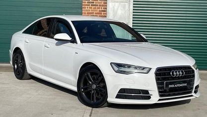 Begagnad Audi A6 S-Line 190 HK (139 kW) 2017 Vit Sedan