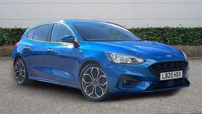 Used Ford Focus ST-Line X 125 HP (91 kW) 2020 Blue Hatchback