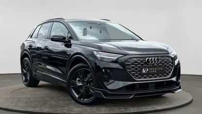 Used Audi Q4 e-tron S-Line 150 kW (204 HP) 2021 Black SUV
