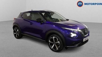 Używany Nissan Juke Tekna 114 KM (83 kW) 2022 Niebieski SUV